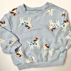 Cute Dog Print Sweatshirt
